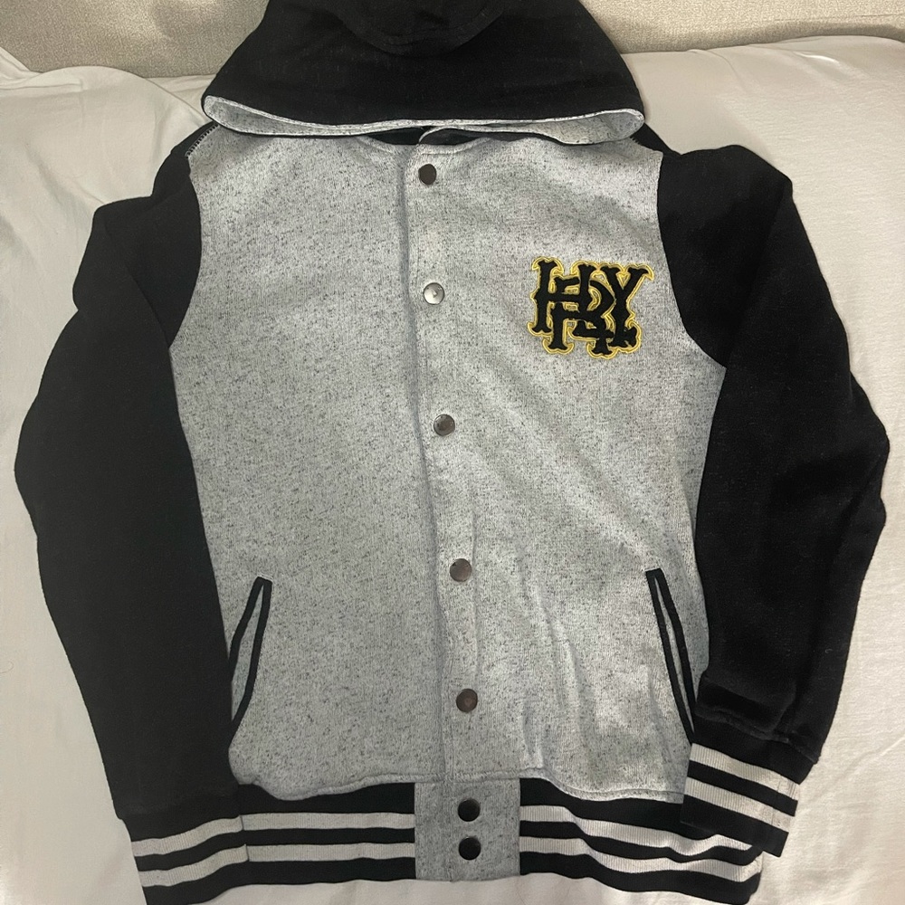 Hurley hooded button down sweater